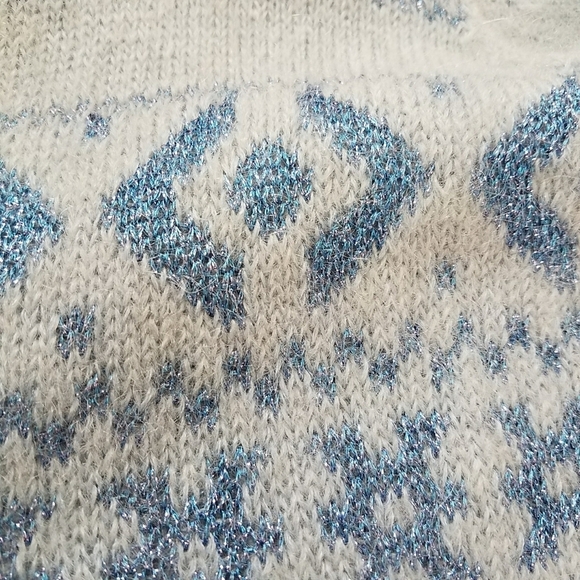COACH FAIR ISLE LUXURY MOHAIR-BLEND CARDIGAN SWEATER - Picture 6 of 8